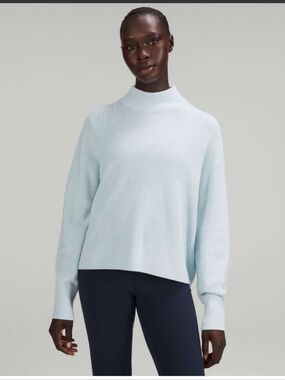 Lululemon Merino Wool-Blend Ribbed Turtleneck Sweater